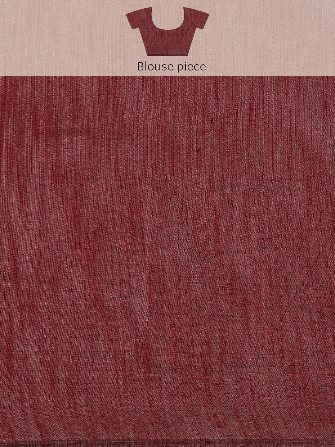Saree mall Maroon Floral Linen Blend Banarasi Saree