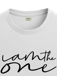 ADRO Lelaki Baju T-Shirt Bersaiz Besar Kapas Lengan Jatuh Bercetak Grafik
