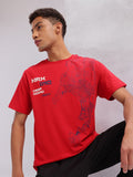 HRX by Hrithik Roshan Geometric Printed Casual T-shirt