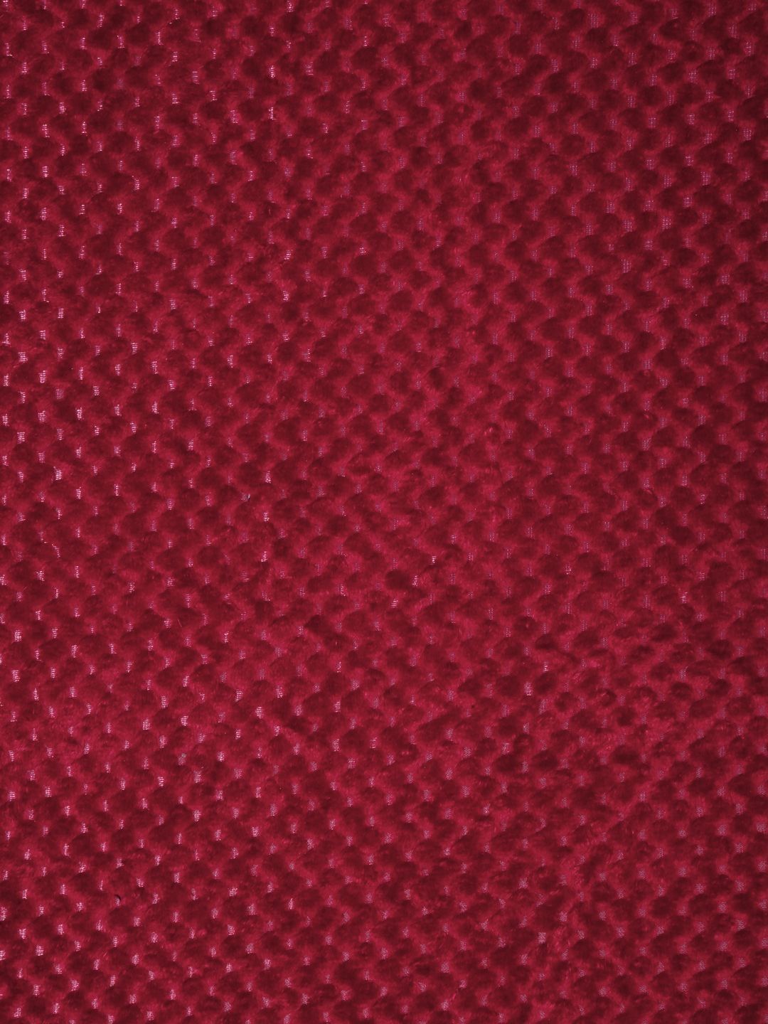 KLOTTHE Red Abstract Woolen Double King Bed Sheet with 2 Pillow Covers