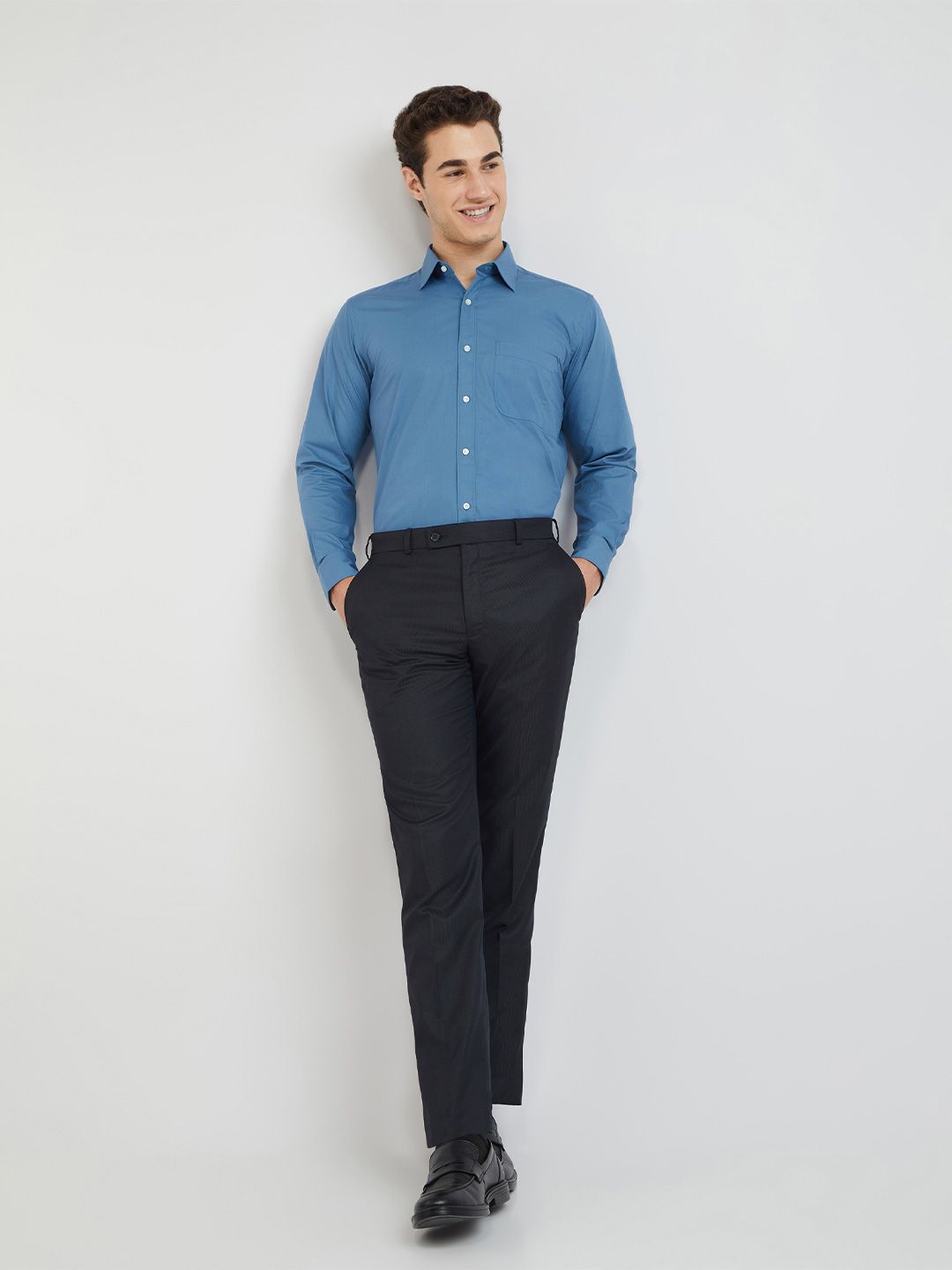 Raymond Pure Cotton Opaque Formal Shirt