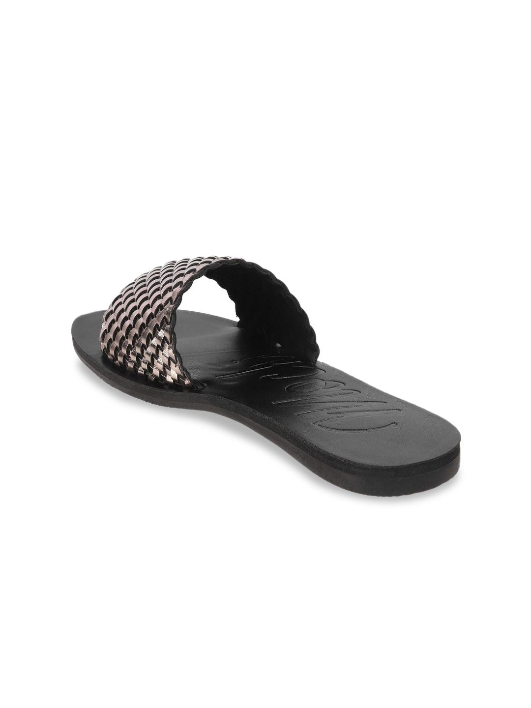 Mochi Women Embellished Open Toe Flats