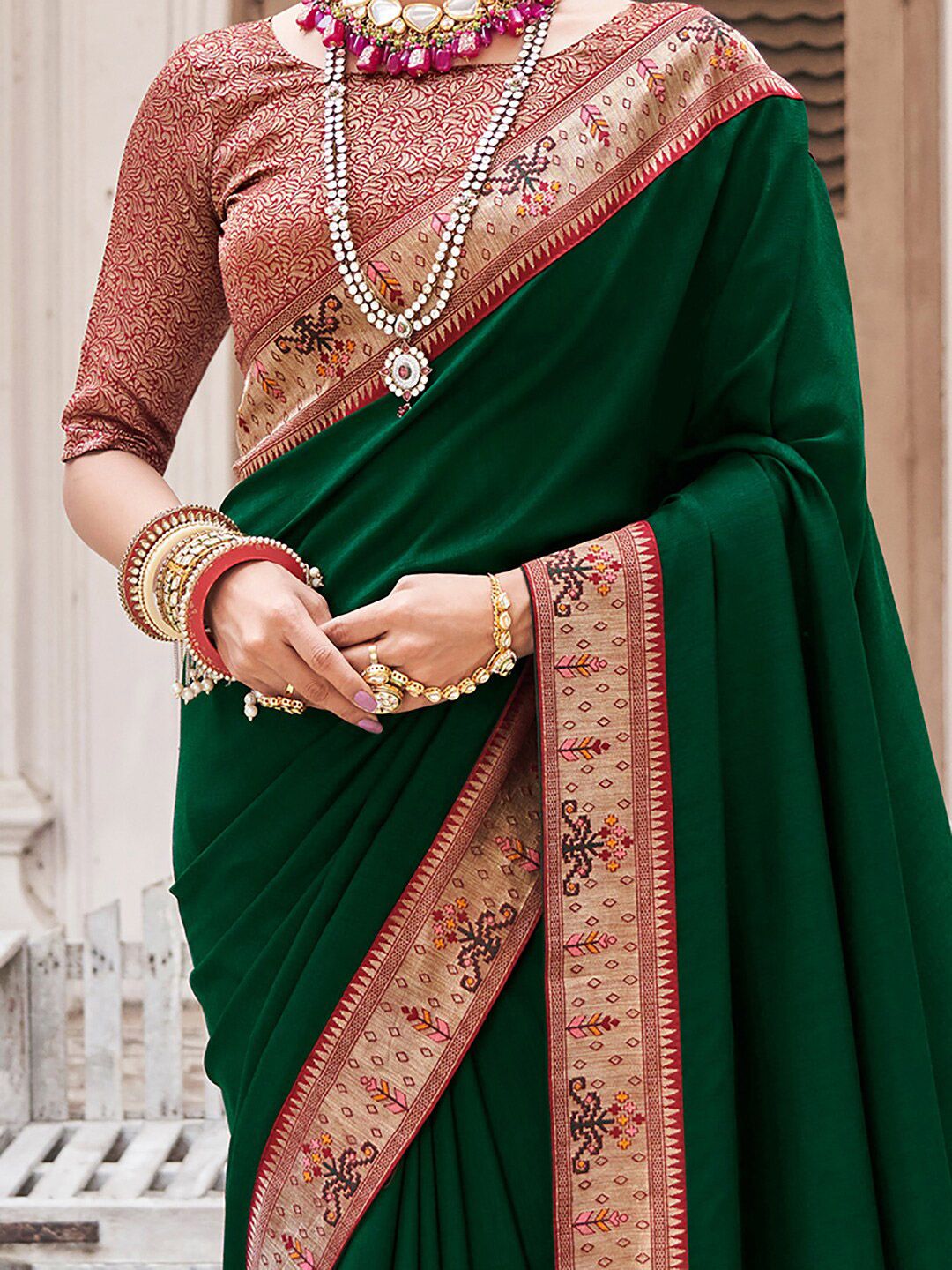 Saree mall Woven Design Zari Sarees