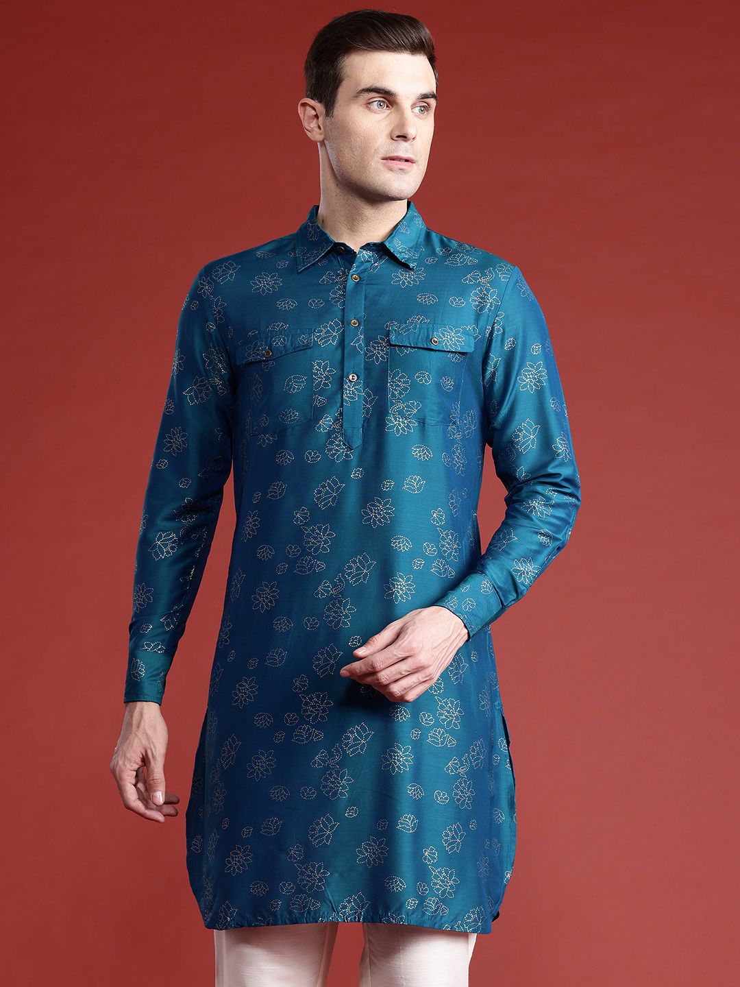 Anouk Ethnic Motifs Print Kurta