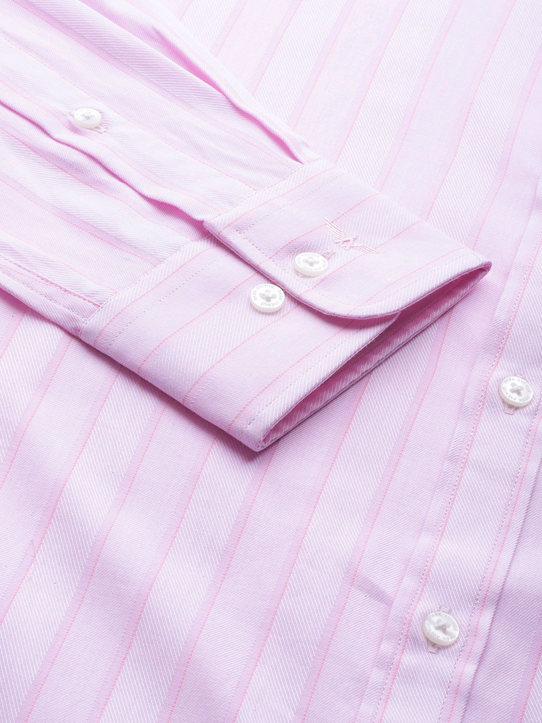 Park Avenue Men Pure Cotton Slim Fit Striped Formal Shirt