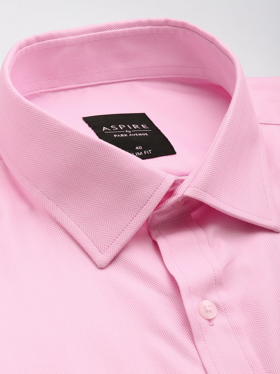 Park Avenue Slim Fit Textured Formal Shirt