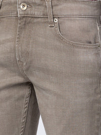 SPYKAR Men Olive Green Slim Fit Low-Rise Stretchable Cotton Jeans