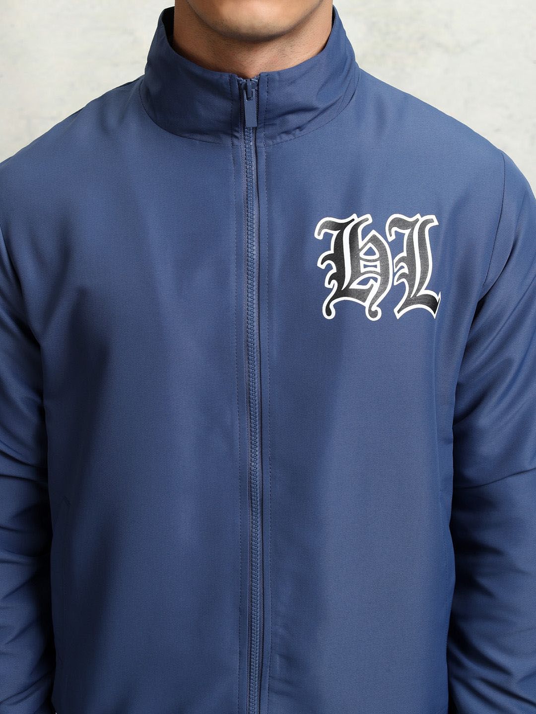 HIGHLANDER Men Sporty Jacket with Patchwork