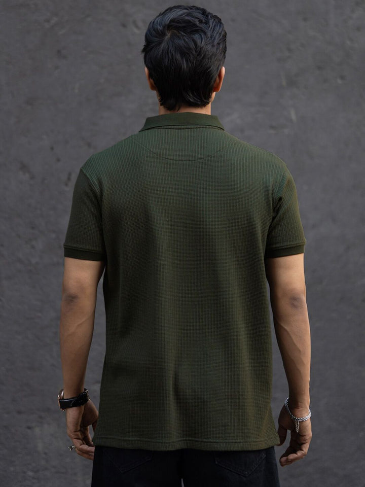 Powerlook Men V-Neck Pockets T-shirt