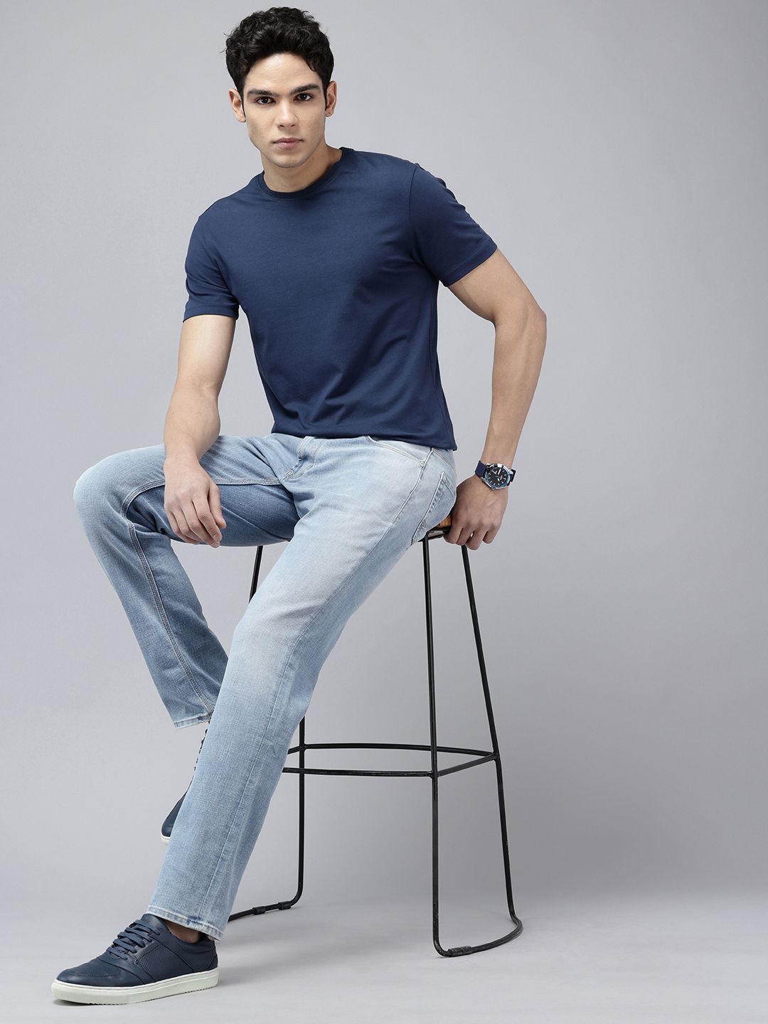 SPYKAR Men Rover Fit Light Fade Stretchable Jeans