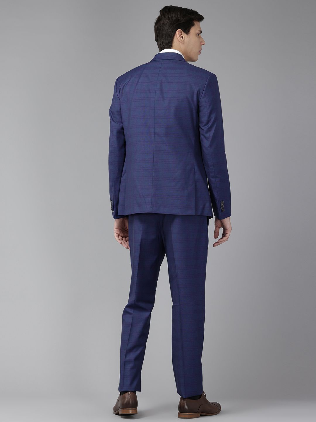 Park Avenue 2-Piece Checked Formal Suit