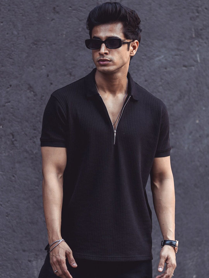 Powerlook Henley Neck Long Sleeves Cotton T-shirt