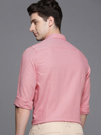 Raymond Contemporary Fit Abstract Printed Pure Cotton Semiformal Shirt