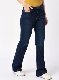Being Human Women Bootcut Light Fade Jeans