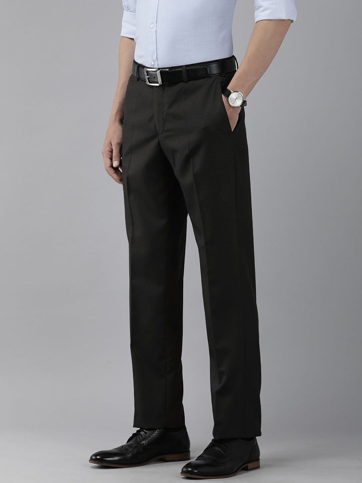 Park Avenue Men Solid Formal Trousers