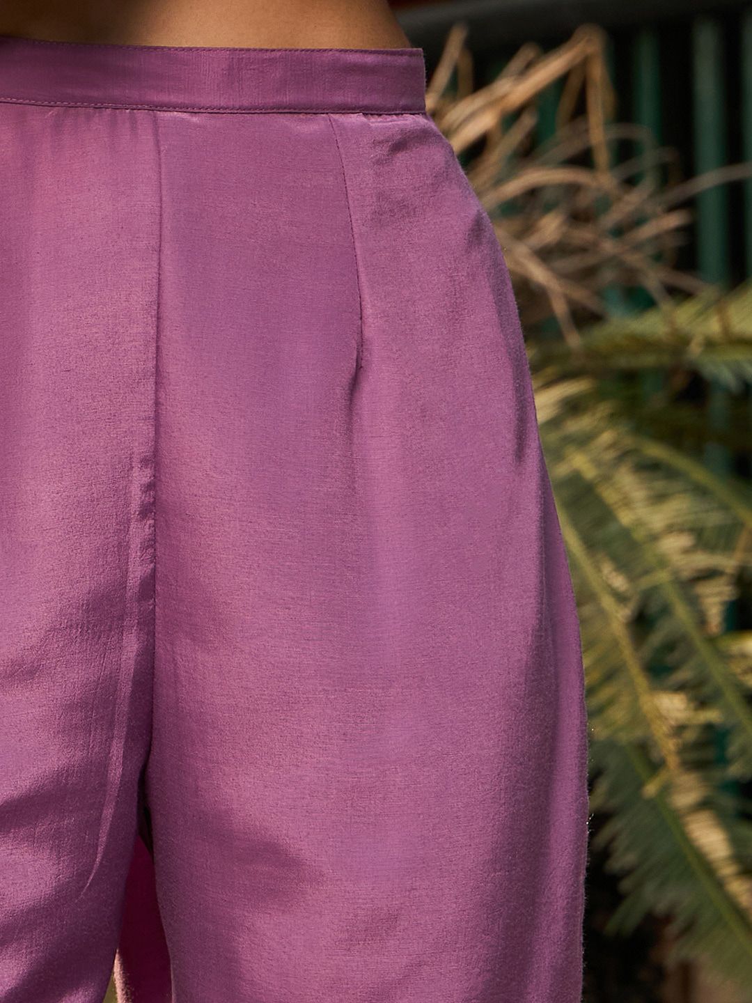 Indo Era Floral Embroidered Regular Thread Work Straight Kurta with Trousers & Dupatta