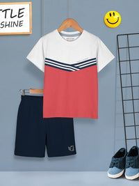 HELLCAT Pack Of 2 Boys Printed T-shirts With Shorts