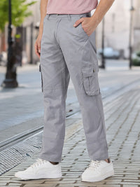 Urbano Fashion Men Mid-Rise Cargos Trousers