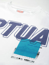 The Indian Garage Co Men White Printed Sweatshirt