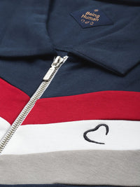 Being Human Striped Pure Cotton Sweatshirt