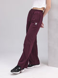 HRX by Hrithik Roshan Women Flared Lifestyle Track Pants with Toggle Hem