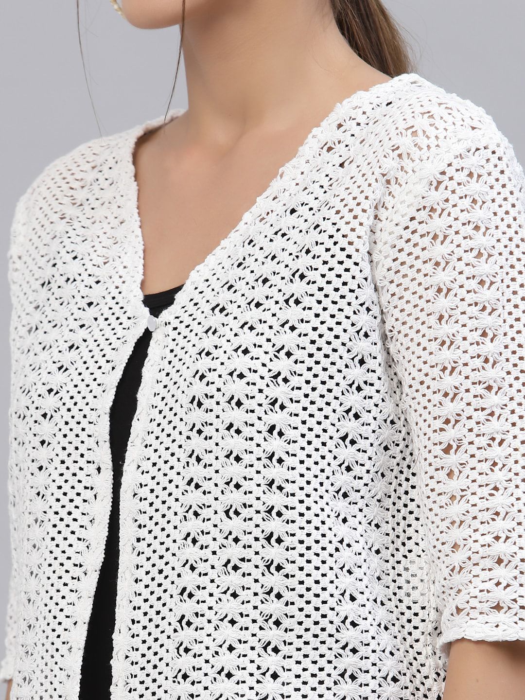 Style Quotient Women White Shrug