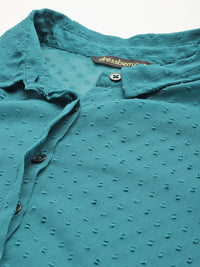 DressBerry Dobby Sheer Casual Shirt