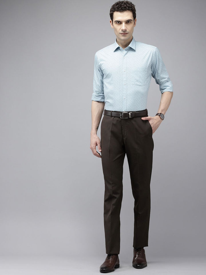 Park Avenue Men Solid Formal Trousers