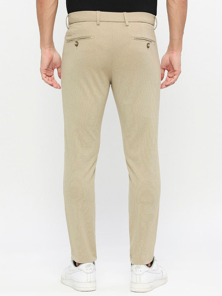 Being Human Men Regular Fit Mid-Rise Cotton Chinos Trousers
