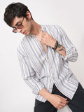 VASTRADO Men Classic Slim Fit Striped Casual Shirt