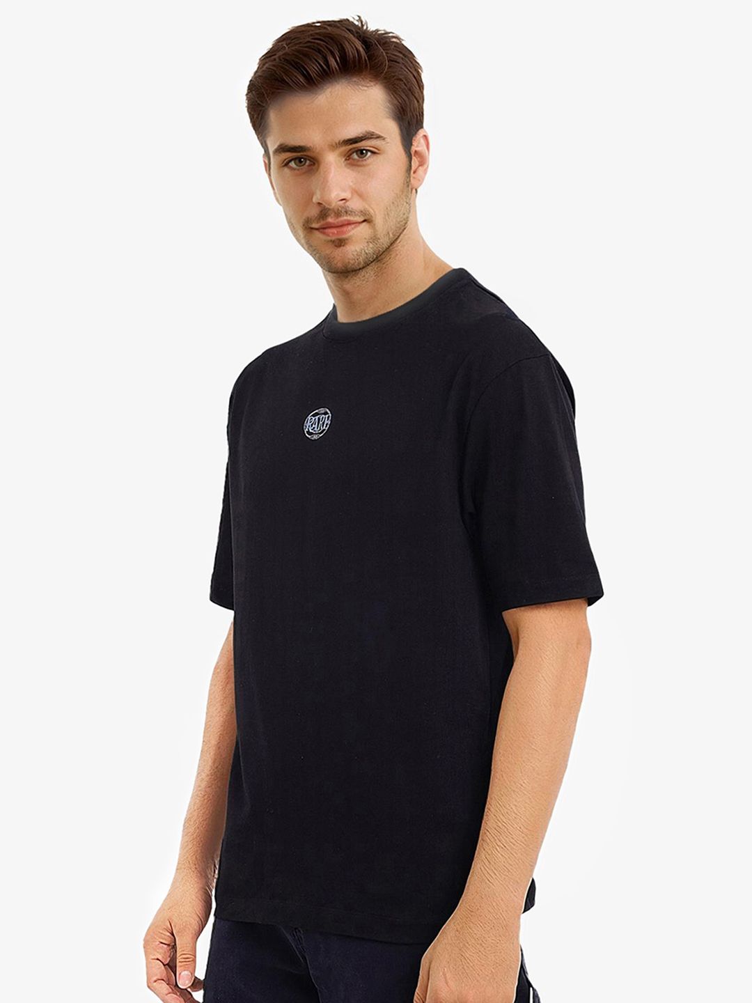 RARE RABBIT Men Graphic Printed Graphic Print Others Round Neck Cotton Oversized T-Shirt