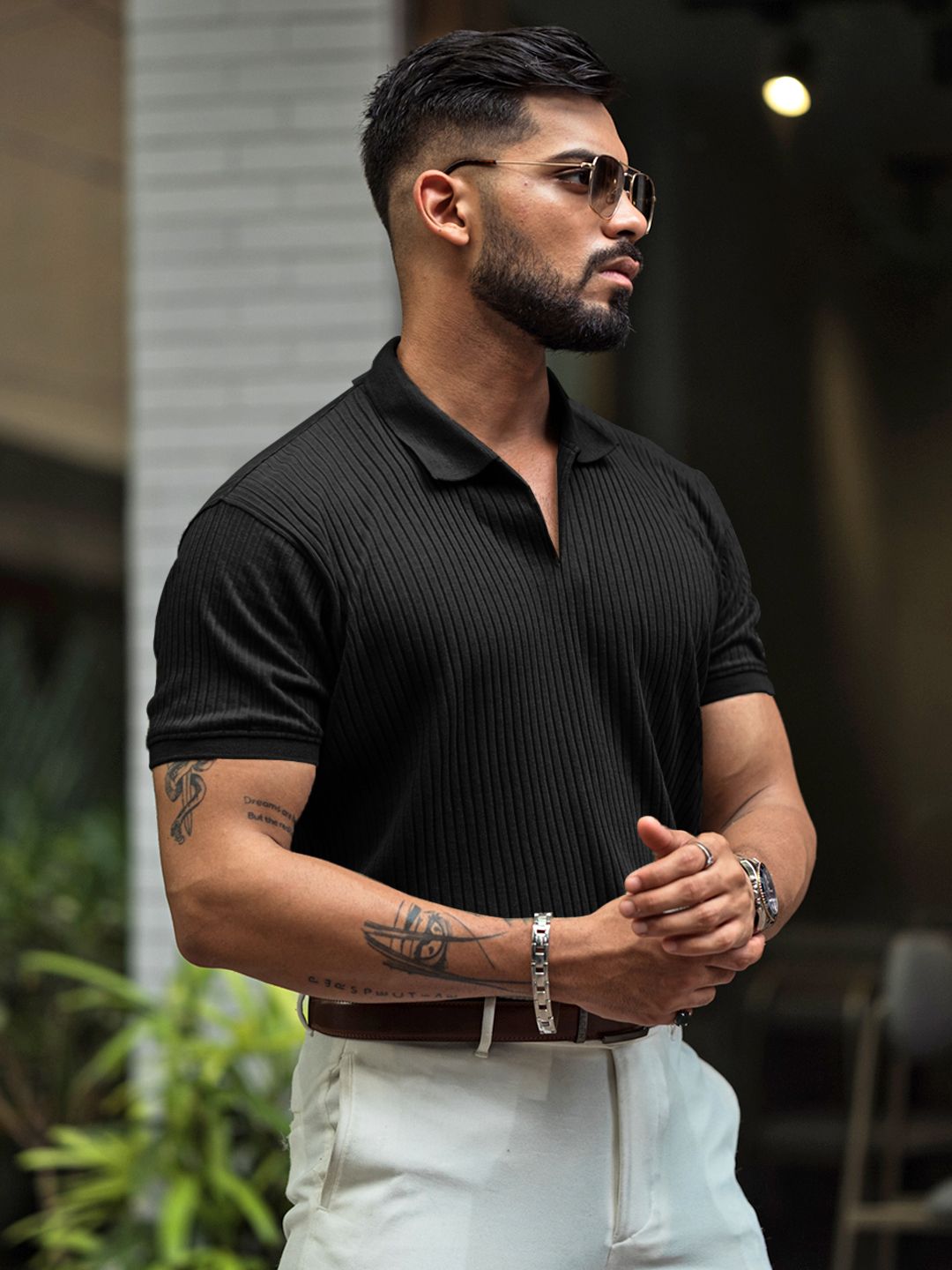 Powerlook Men Polo Collar T-shirt