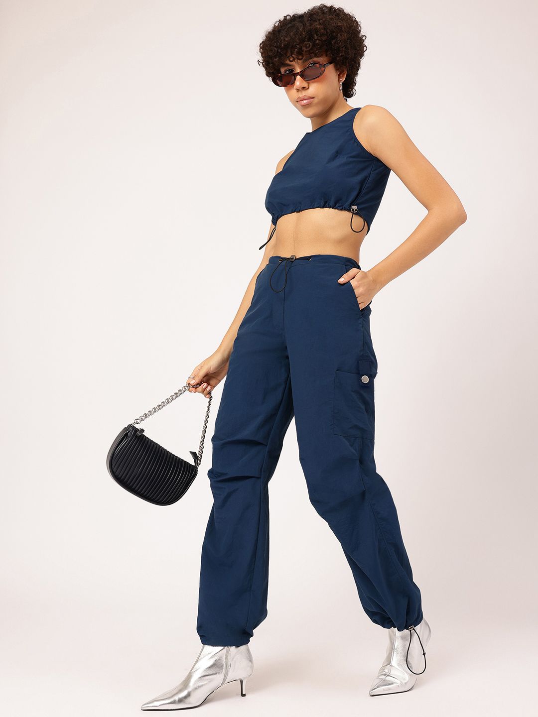 DressBerry Chic & Stylish Athleisure Sleeveless Crop Co-Ord