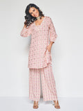 Global Desi Ethnic Printed Kurta with Palazzos