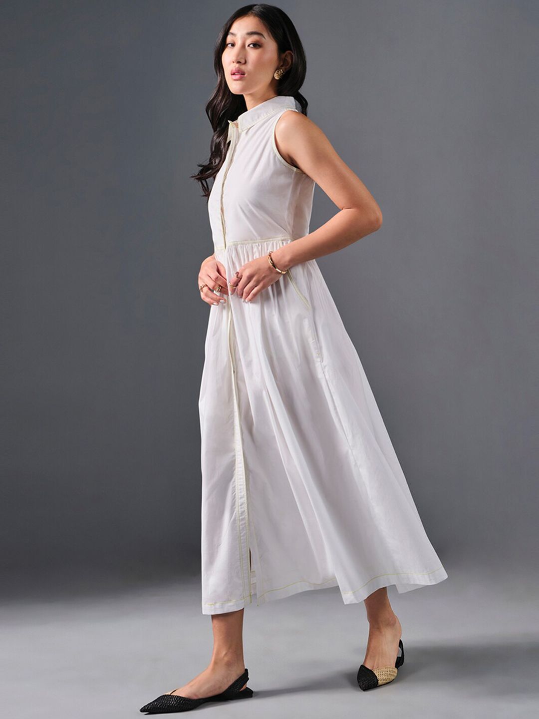 AND Solid Maxi Dress