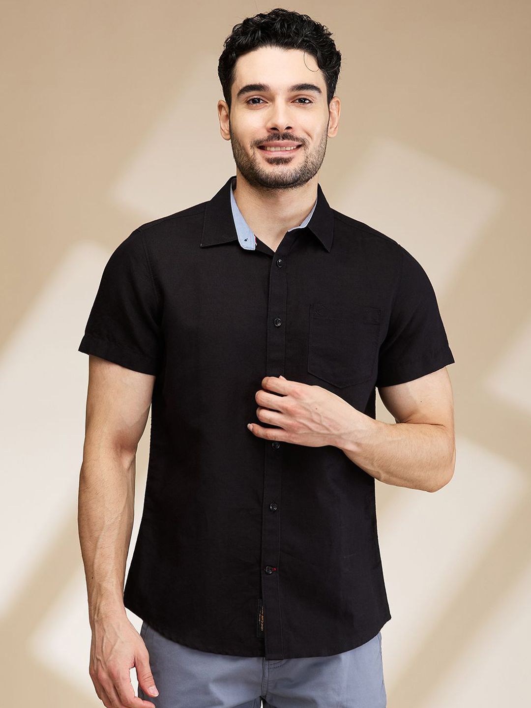 Being Human Men Slim Fit Opaque Casual Shirt
