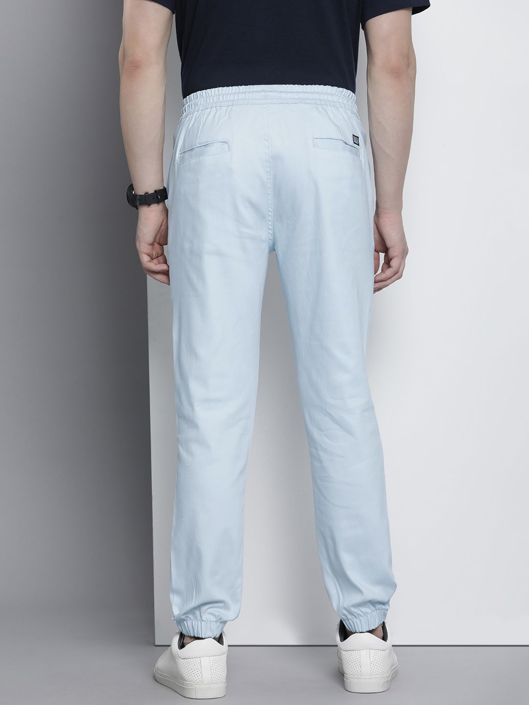 The Indian Garage Co Men Solid Slim Fit Joggers