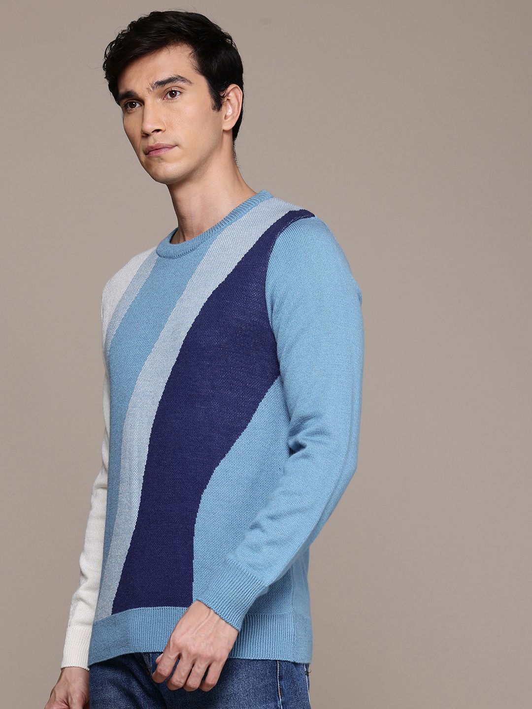 French Connection Colourblocked Pullover Sweaters