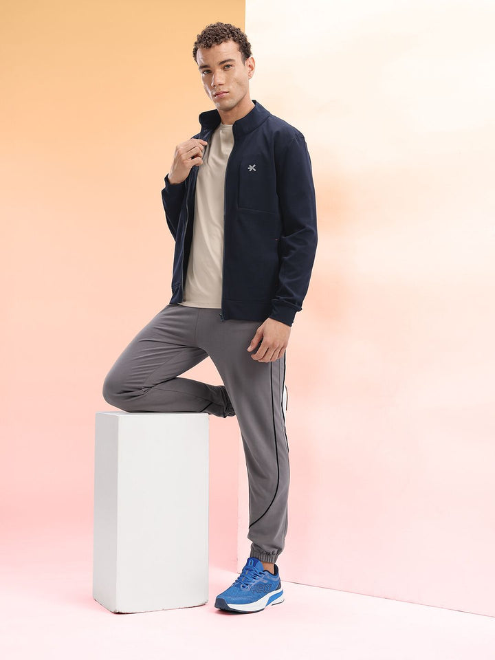 HRX by Hrithik Roshan Mock Collar Tailored Jacket