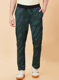 Being Human Men Abstract Printed Regular Fit Track Pants