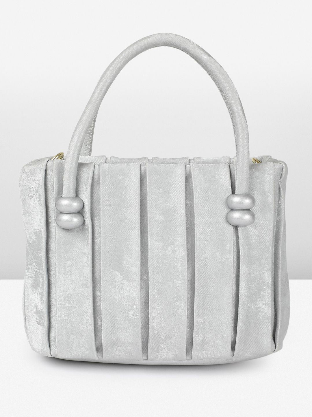 DressBerry Textured Structured Handheld Bag