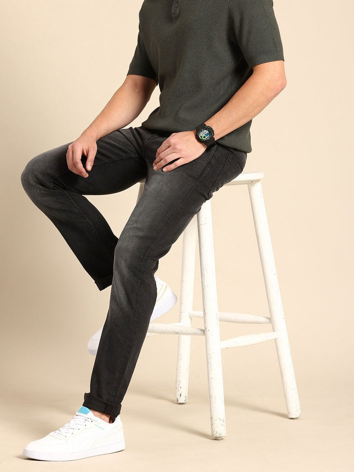 Being Human Men Slim Fit Light Fade Stretchable Jeans