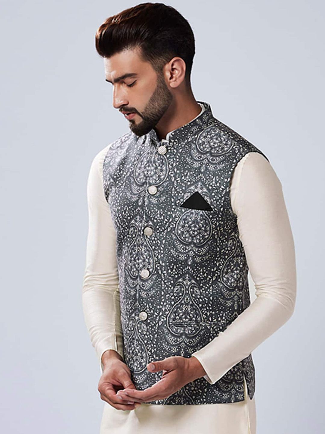 KeSted ​​Mandarin Collar Nehru Jacket