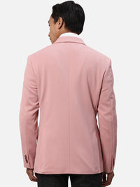 Park Avenue Self-Design Super Slim-Fit Notched Lapel Single Breasted Formal Blazer