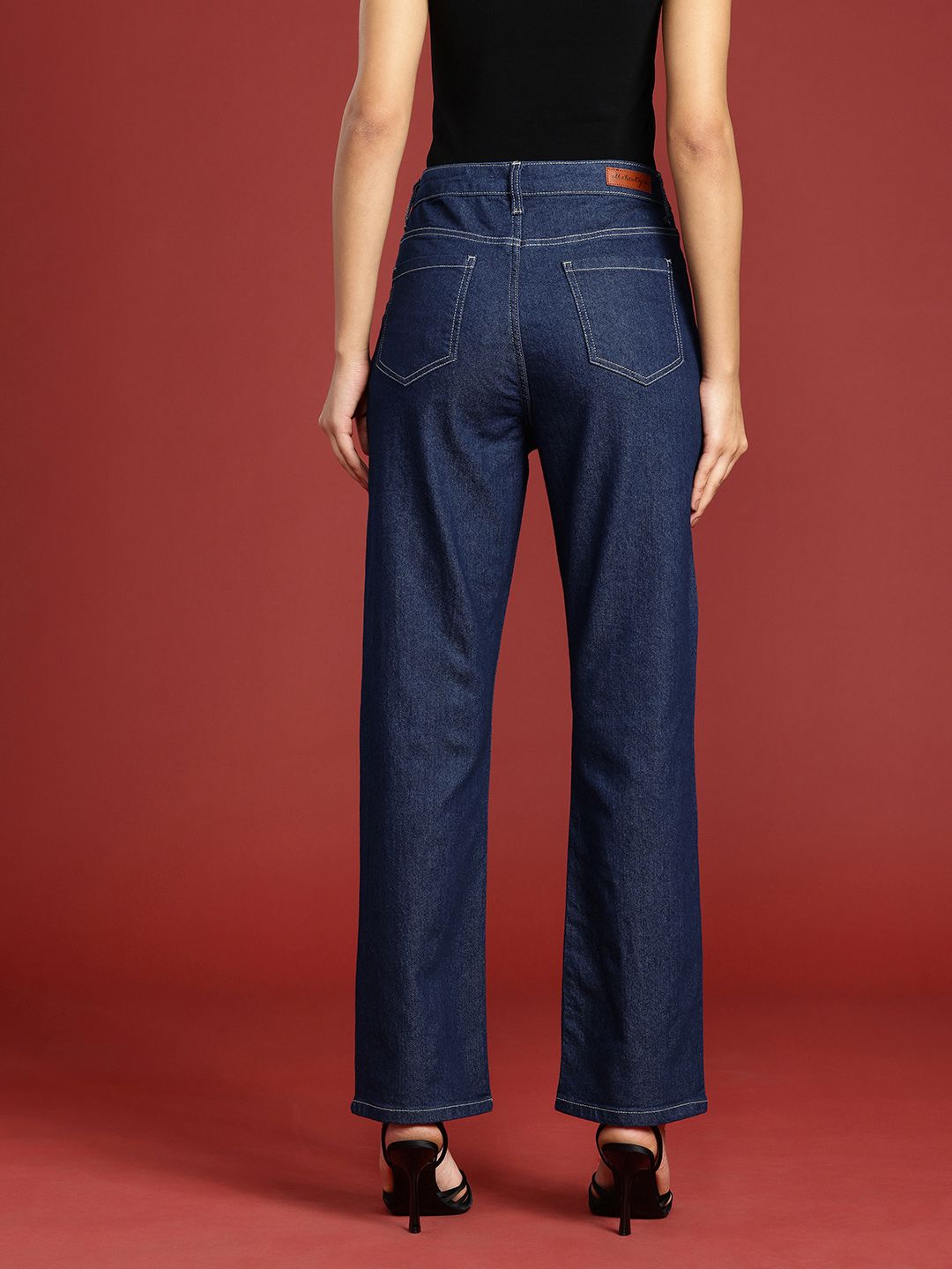 all about you Women Straight Fit High-Rise Stretchable Jeans