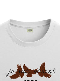 ADRO Men Printed Extended Sleeves Raw Edge T-shirt