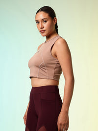 HRX by Hrithik Roshan ACTIVE-GODDESS Racer back Rapid Dry Training Tank Crop Top