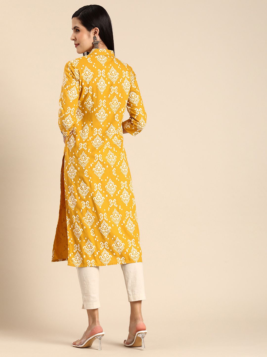 Anouk Ethnic Motifs Printed Kurta