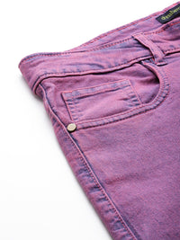 DressBerry Women Straight Fit Coloured Jeans