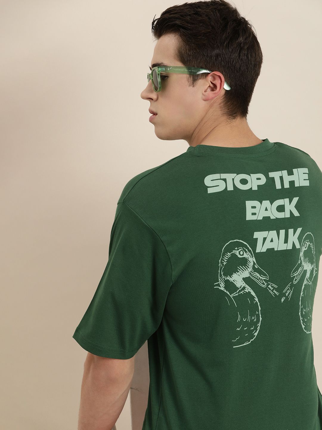 Difference of Opinion Printed Cotton Oversized T-shirt